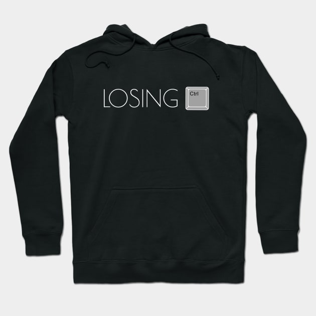 Losing Control Black Hoodie by felixbunny